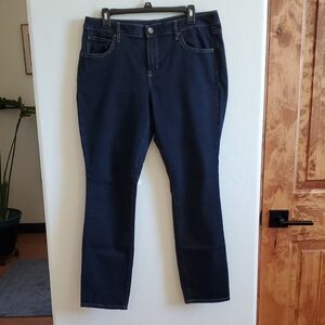 Ladies A.N.A. Denim Straight Leg Stretch Jeans Sz 32/14